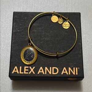 Alex and Ani Gold Leo Constellation Charm Bracelet